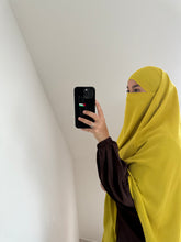 Load image into Gallery viewer, Khimar -  Crepe  -  Mustard
