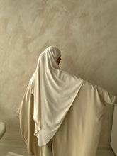 Load image into Gallery viewer, Khimar -  Medium- Crepe  -  Ivory
