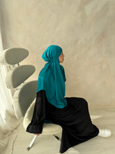 Load image into Gallery viewer, Khimar -  Medium- Crepe  -  Dark Teal
