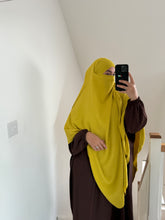 Load image into Gallery viewer, Khimar -  Crepe  -  Mustard
