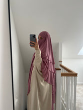 Load image into Gallery viewer, Khimar - Chiffon 3 layers - Raspberry
