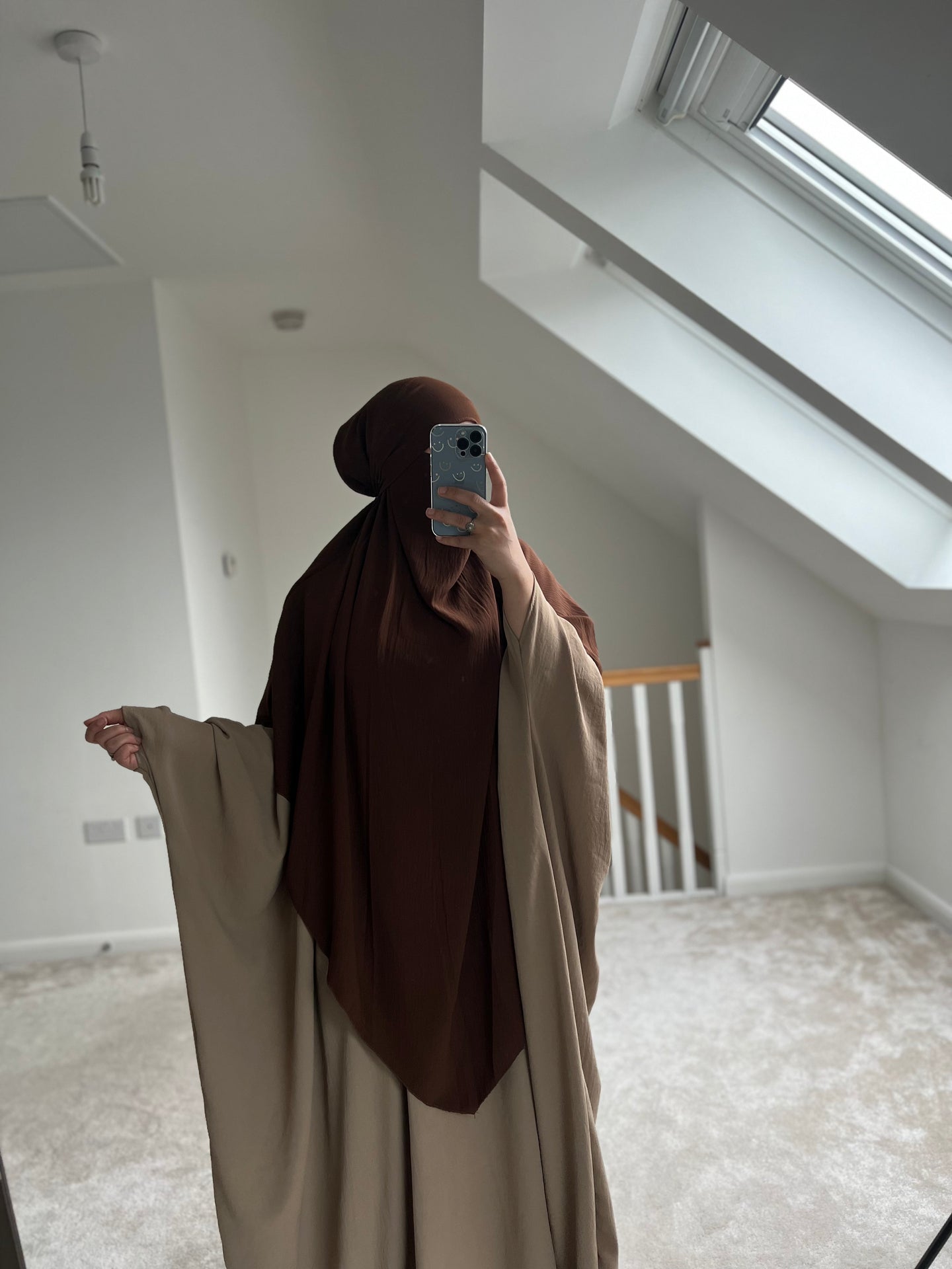 Khimar -  Crepe  -  Cocoa