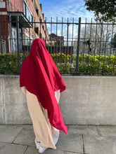 Load image into Gallery viewer, Khimar -  Crepe  - Ruby
