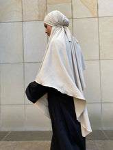 Load image into Gallery viewer, Khimar -  Crepe  -  Cream
