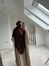 Load image into Gallery viewer, Khimar -  Crepe  -  Cocoa
